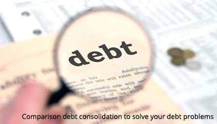 Comparison-debt-consolidation-to-solve-your-debt-problems