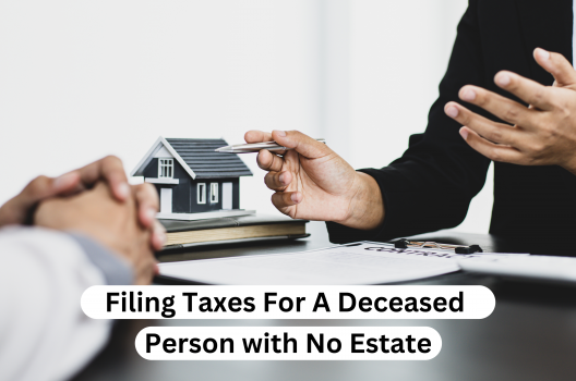 Filing Taxes for a Deceased Person with No Estate